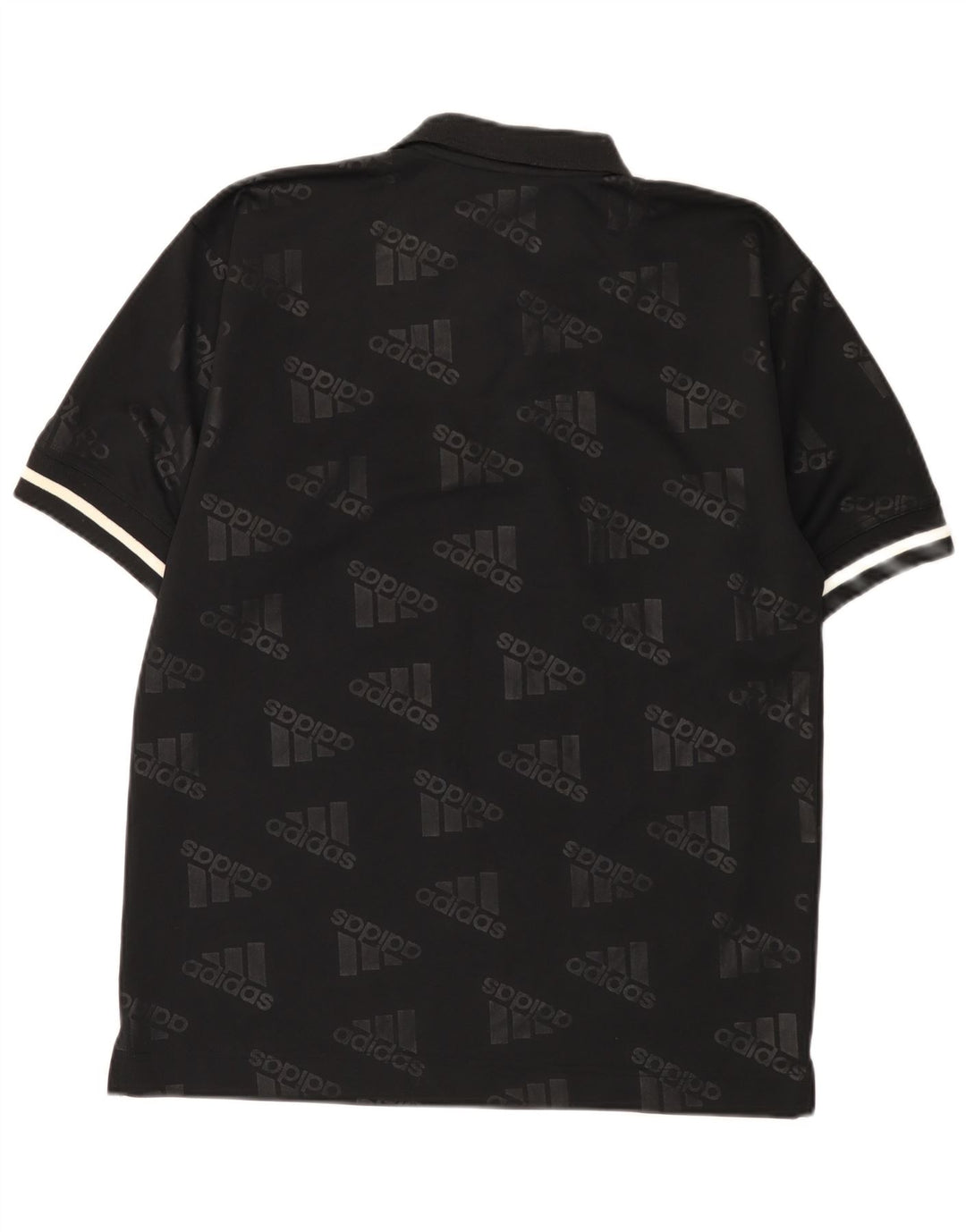 Adidas Herren-Poloshirt mit Grafik, UK 36/38, Größe S, Schwarz, Polyester