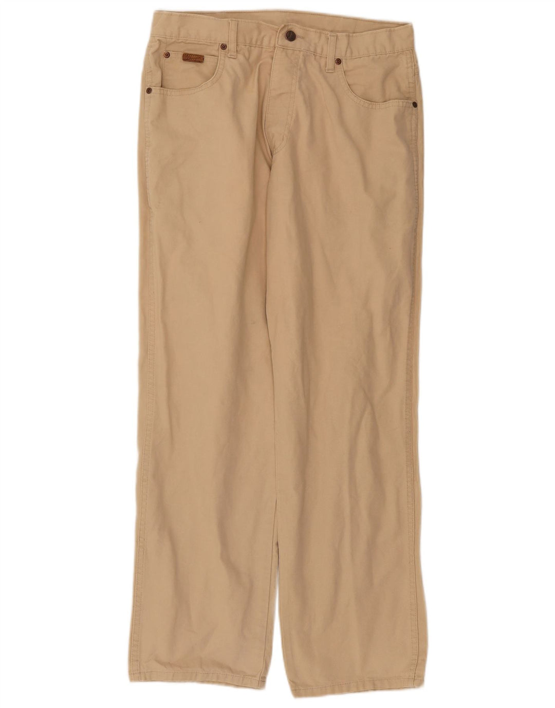 Wrangler Herren gerade Freizeithose W32 L29 Beige