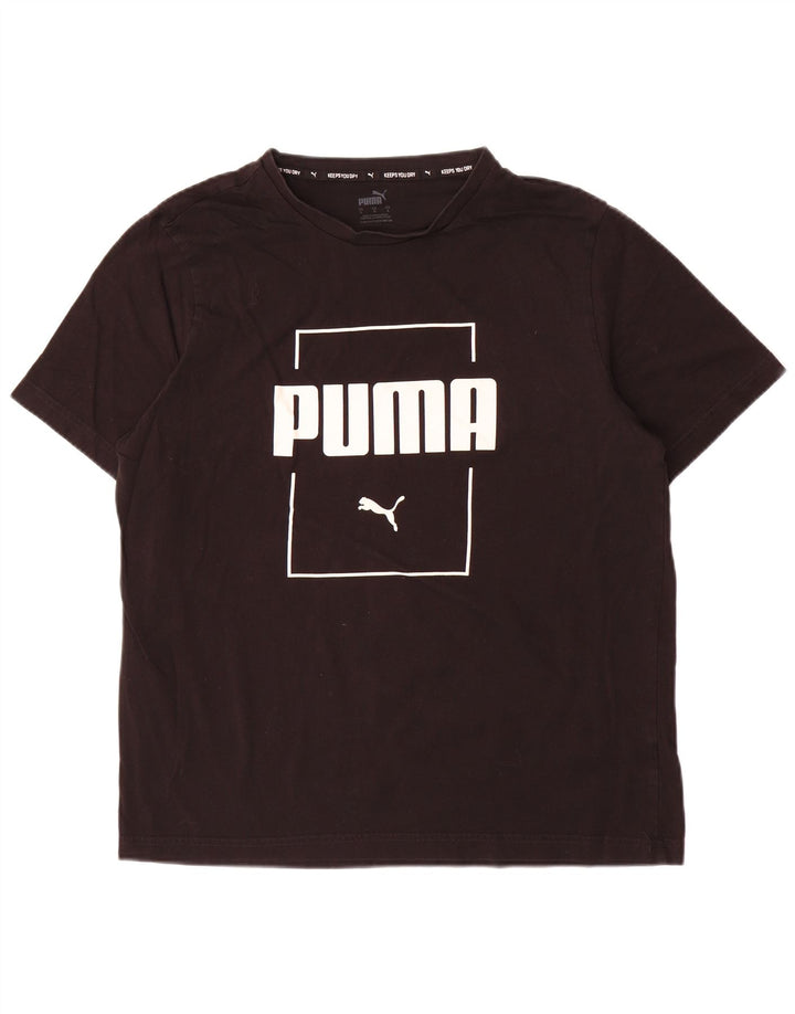Puma Herren T-Shirt mit Grafik, Größe L, Schwarz