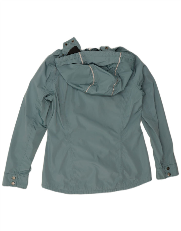 Barbour Damen-Regenjacke mit Kapuze, UK 14, Größe L, Blau