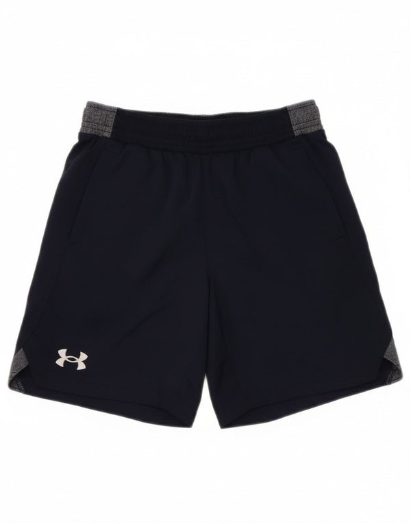 Under Armour Sportshorts für Jungen, 7–8 Jahre, Größe S, Marineblau, Farbblock