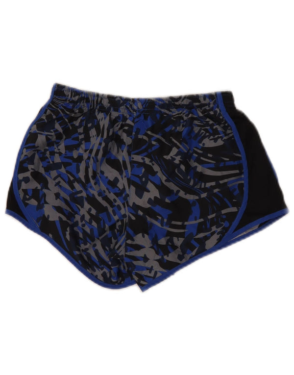 Nike Dri Fit Sportshorts für Mädchen, 10–11 Jahre, mittelgroß, Marineblau, Camouflage