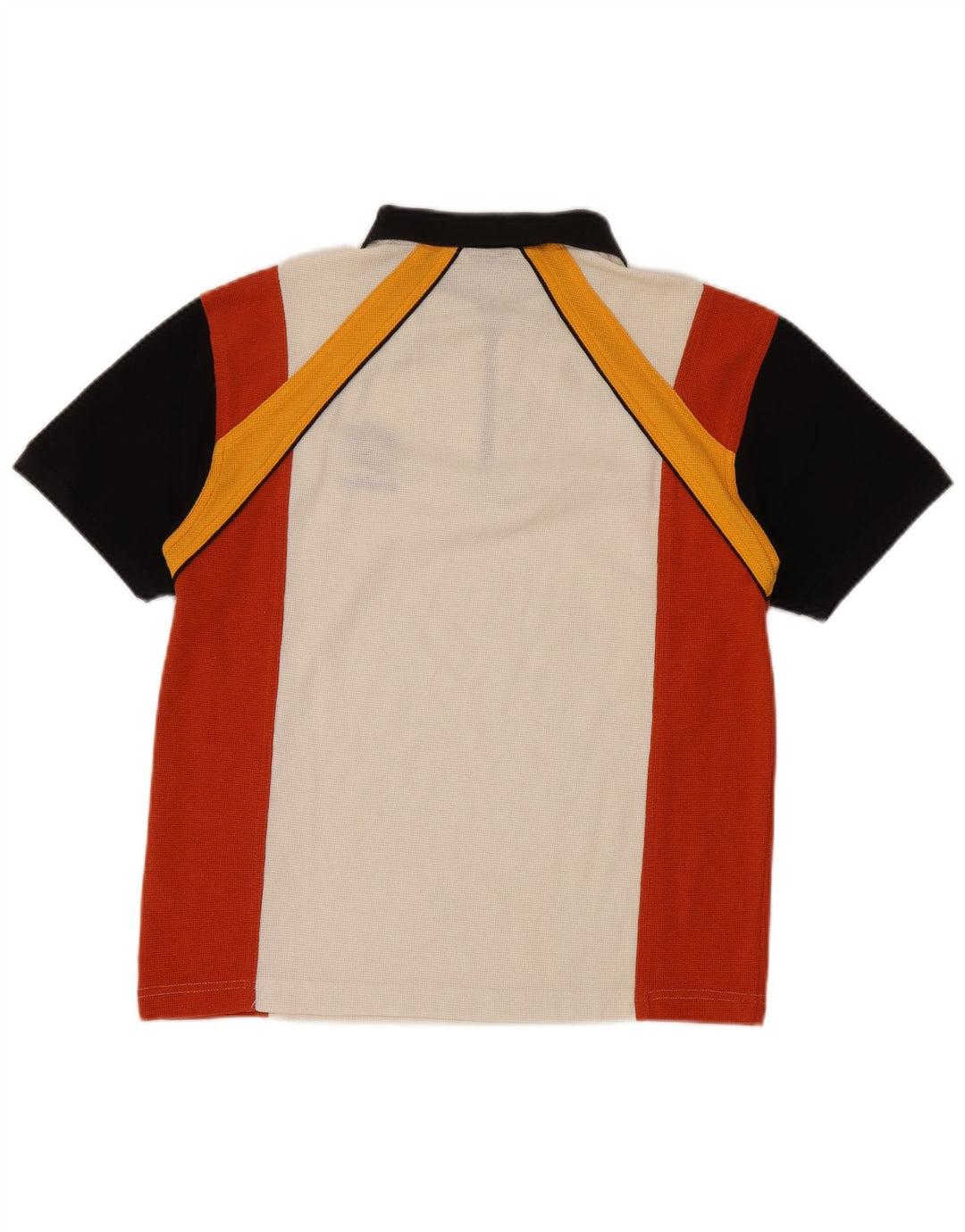 LOTTO Herren-Poloshirt UK 36/38 Small Weiß Colourblock Polyester