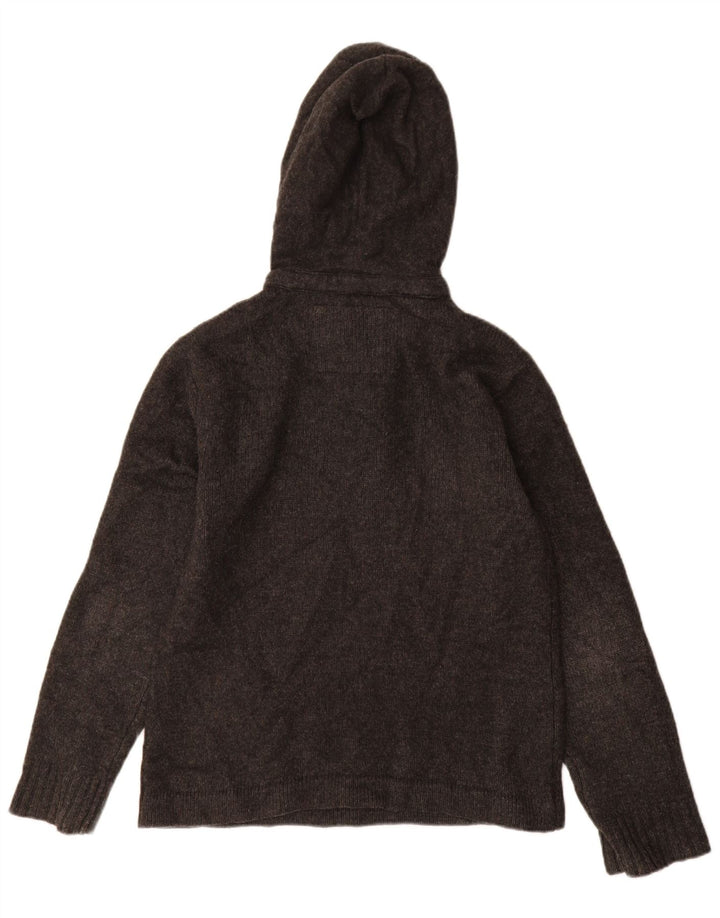 White Stuff Herren-Kapuzenpullover aus mittelgrauer Wolle