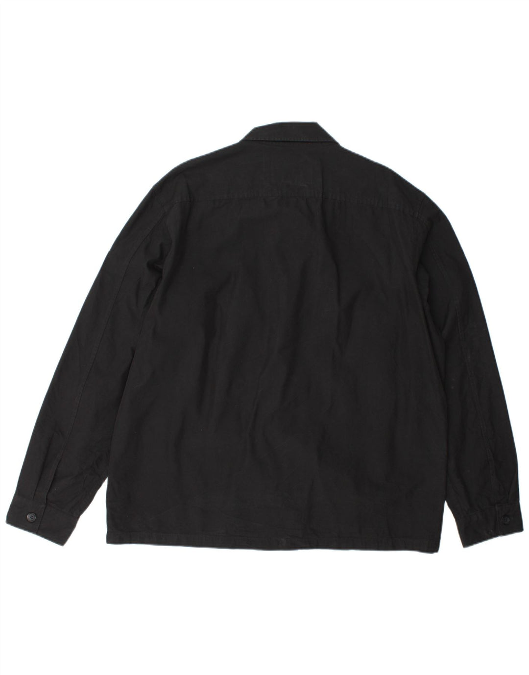 Calvin Klein Herrenhemd XL, schwarze Baumwolle