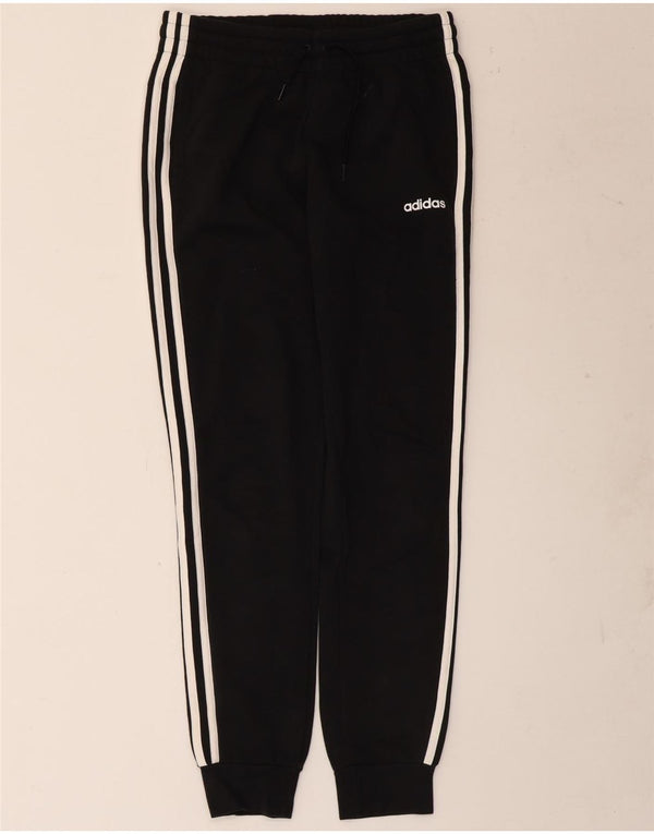 Adidas Damen Trainingshose Jogger UK 8/10 Small Schwarz Baumwolle
