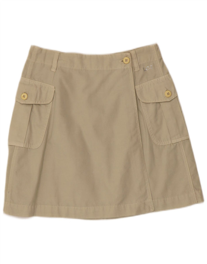 Les Copains Damen Wickel-Cargorock W28 Mittelbeige