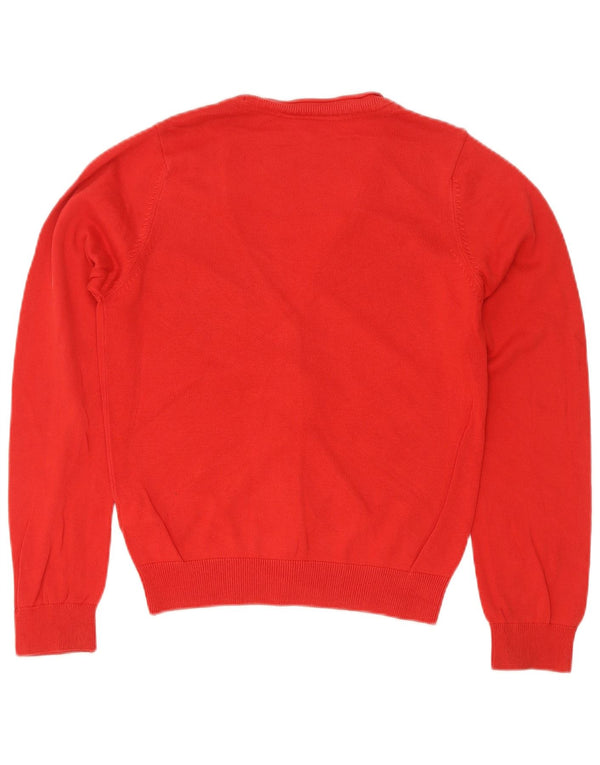 Marks & Spencer Strickjacke für Mädchen, 9–10 Jahre, rote Baumwolle