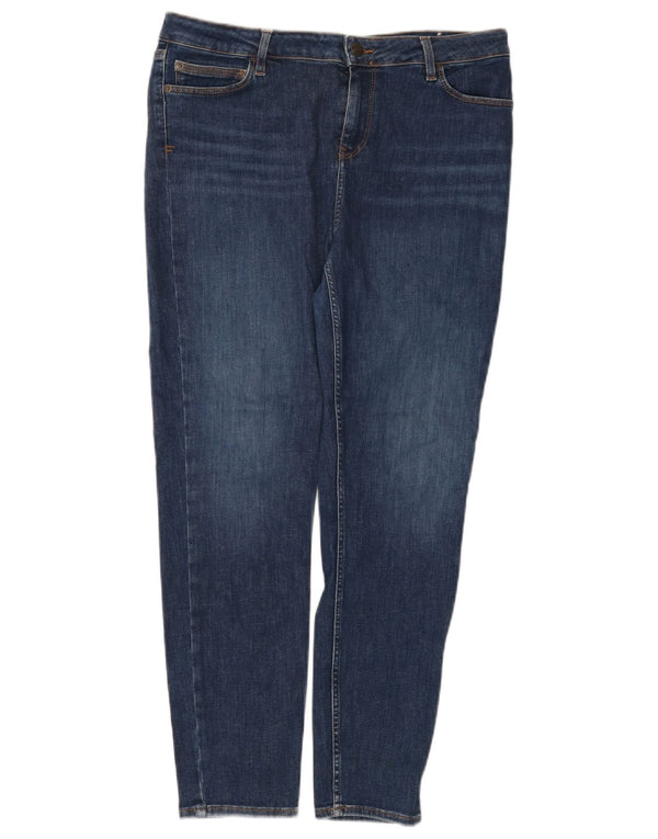 Fat Face Mens Super Skinny Jeans UK 16 Large W36 L28 Blue Cotton