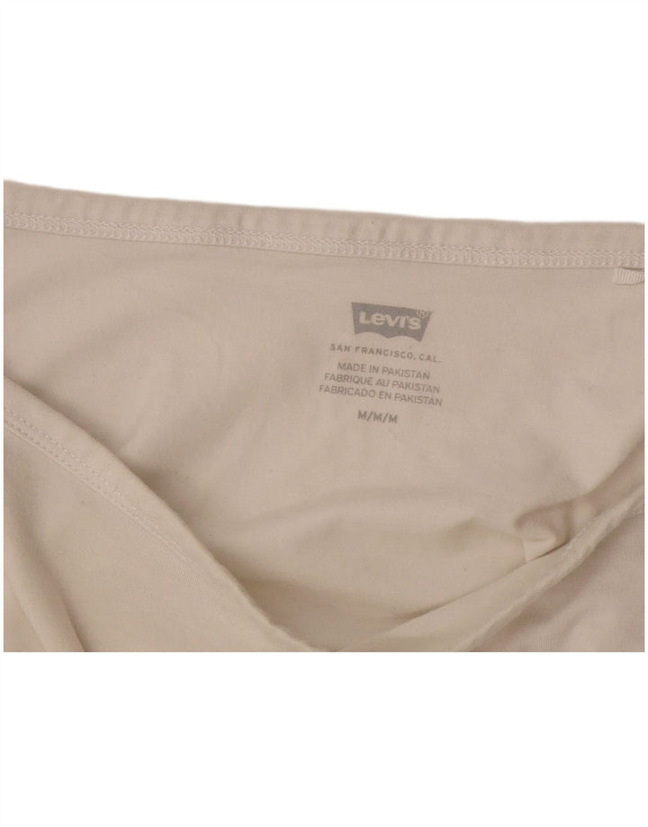 Levi's Damen Crop Cami Top UK 12 Mittelweiß