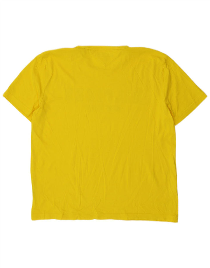 Tommy Hilfiger Herren Grafik T-Shirt Top 2XL Gelb