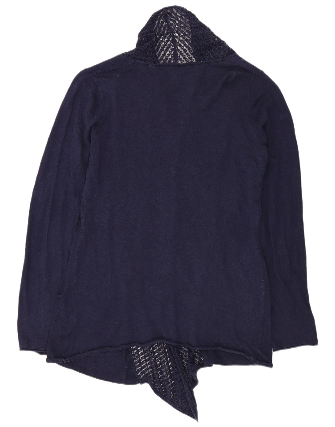 FAT FACE Offener Damen-Cardigan-Pullover, Gr. 10, Größe S, Marineblau, Baumwolle