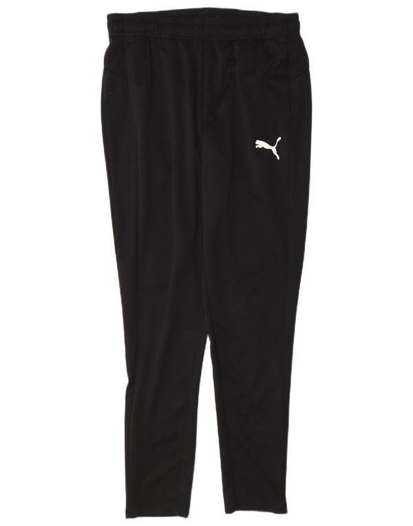Puma Herren-Trainingshose, groß, aus schwarzem Polyester