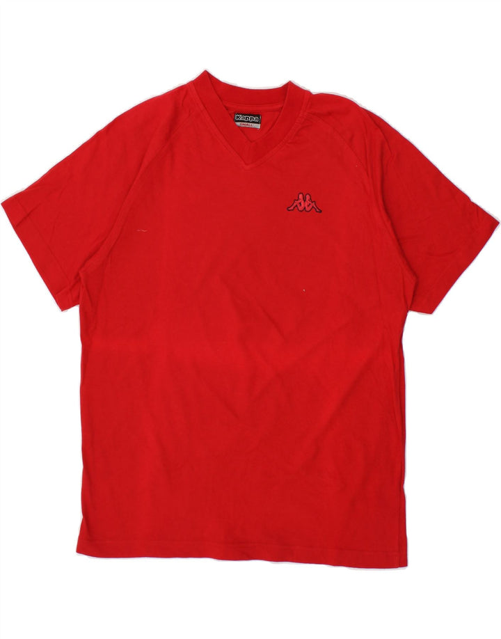 KAPPA Mens T-Shirt Top Small Red Cotton Vintage Kappa and Second-Hand Kappa from Messina Hembry 
