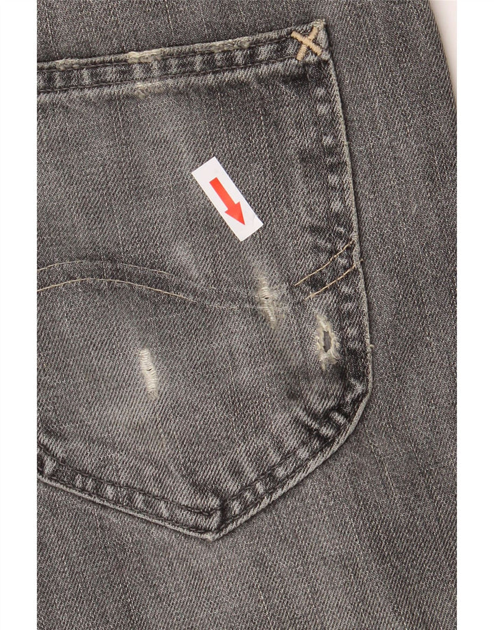 LEE Herren Daren Straight Jeans W33 L34 Graue Baumwolle
