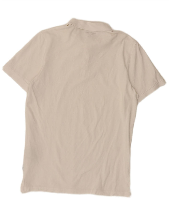 Jack & Jones Herren-Poloshirt mit normaler Passform, mittelweiße Baumwolle