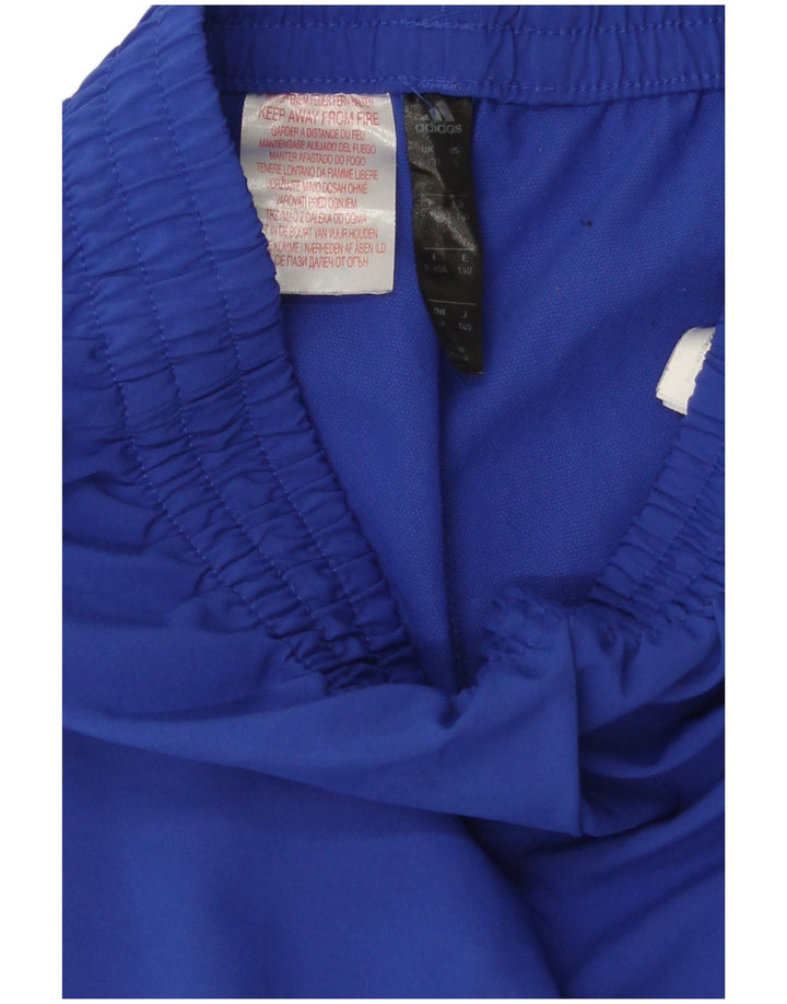 Adidas Jungen Trainingshose Jogger 9-10 Jahre Blaues Polyester