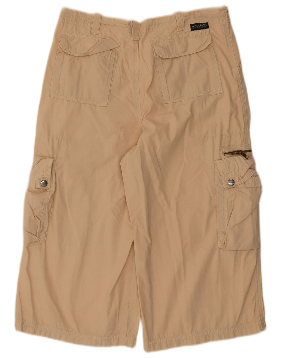 Woolrich Damen Cargo-Bermudashorts 2XL W36 Beige Baumwolle