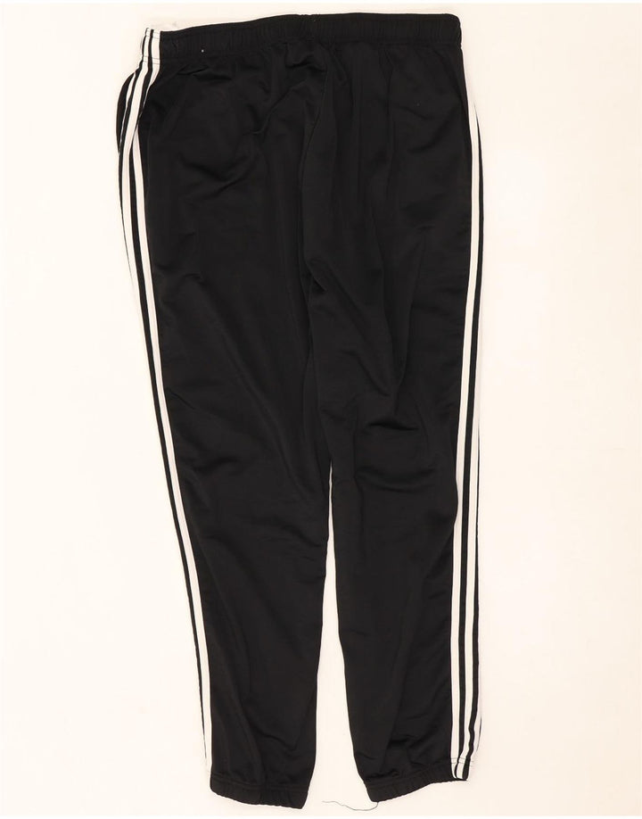 Adidas Herren-Trainingsanzug, 2XL, schwarzes Polyester