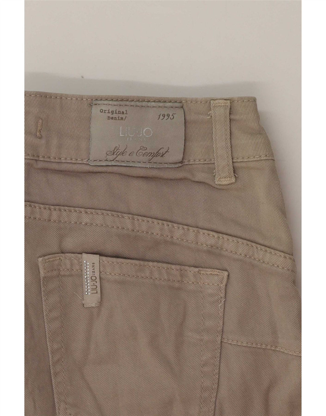 Liu Jo Damen Slim Jeans W28 L27 Grau