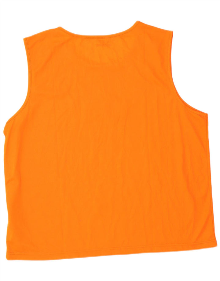 Kappa Herren Grafikweste Top XL Orange Polyester