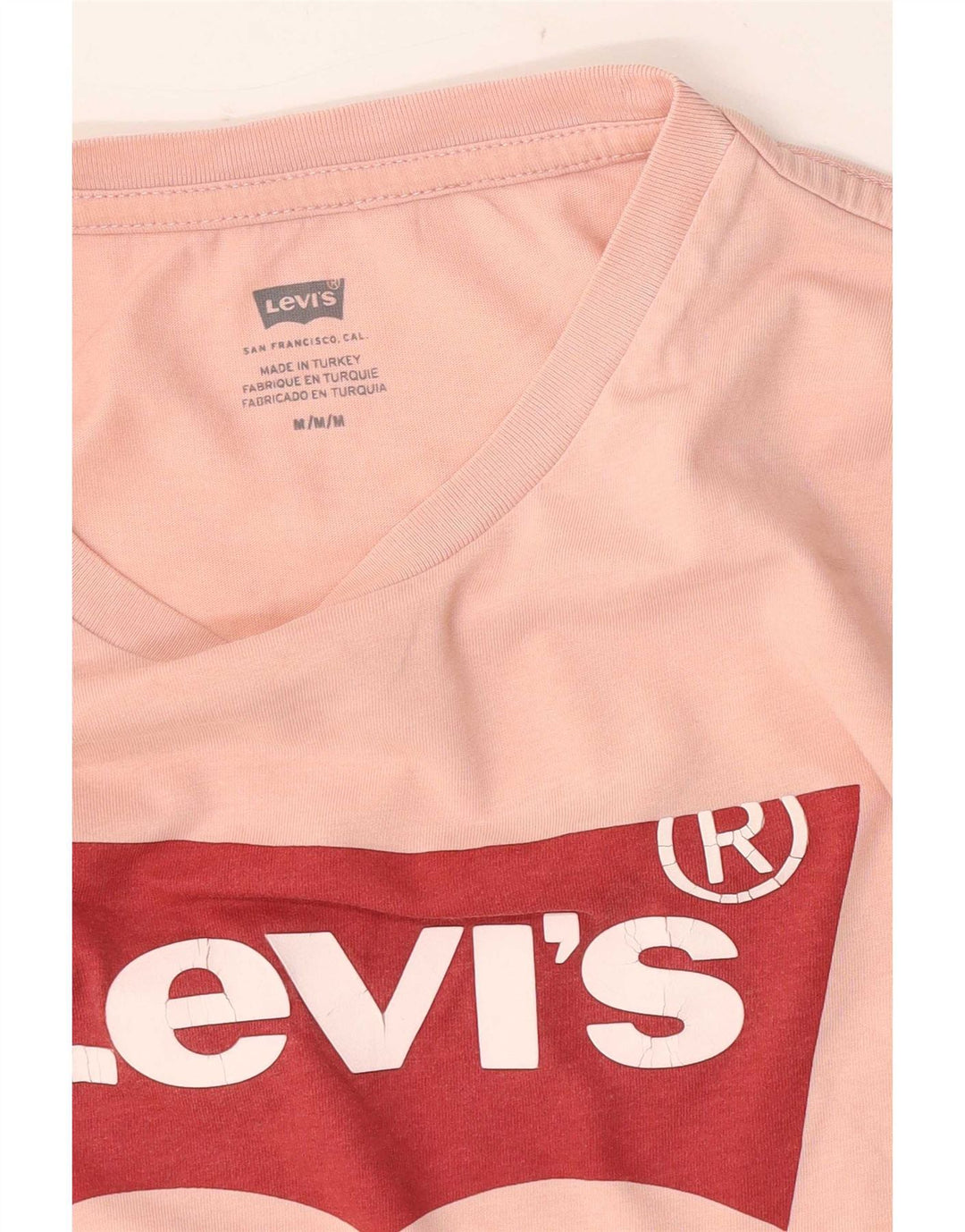 Levi's Herren T-Shirt mit Grafik, Mittelrosa