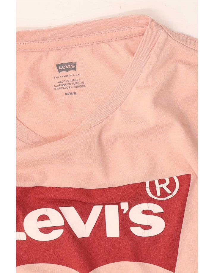 Levi's Herren T-Shirt mit Grafik, Mittelrosa