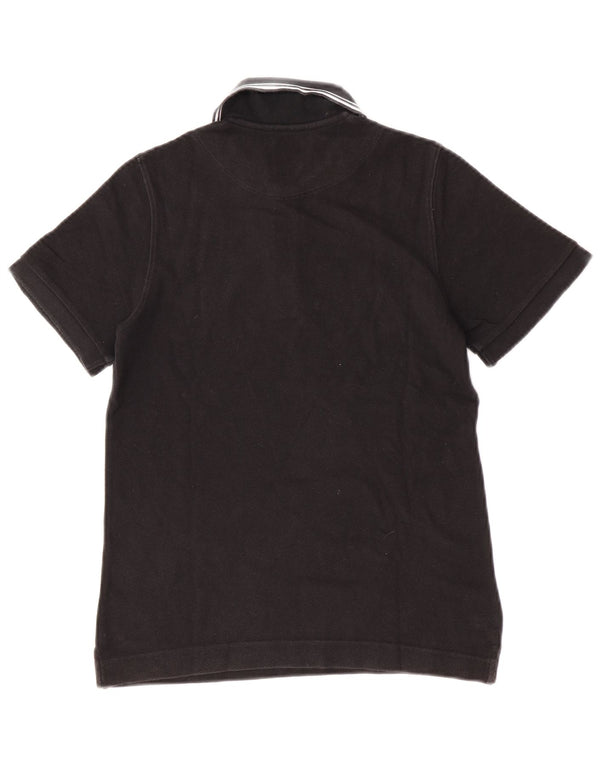 Hugo Boss Poloshirt für Jungen, 11–12 Jahre, schwarze Baumwolle