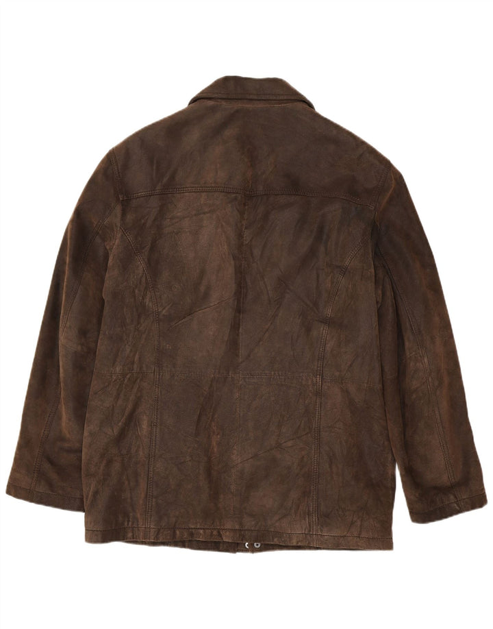 Canda Herren Lederjacke EU 54 2XL Braunes Leder