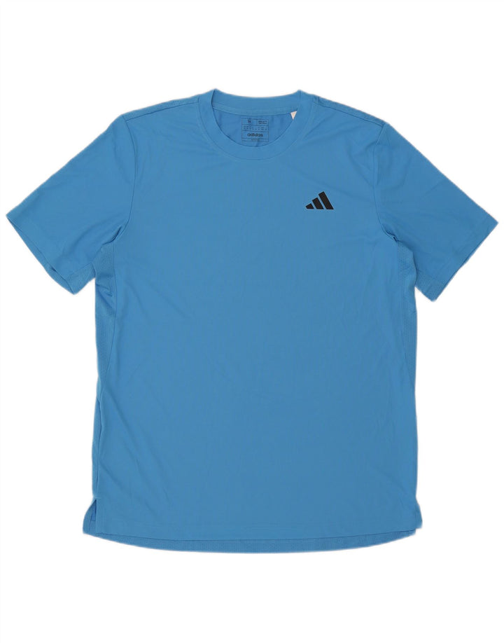ADIDAS Herren Aeroready Regular Fit T-Shirt Top Mittelblau