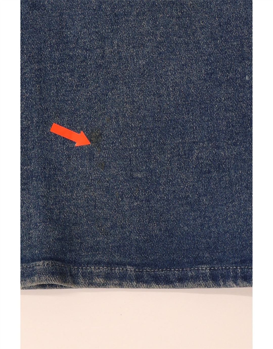 MASH Damen Jeansrock IT 42 Medium W32 Blaue Baumwolle