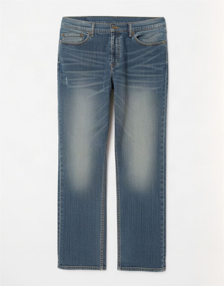 Levi's Herren 514 Straight Jeans W36 L32 Blaue Baumwolle