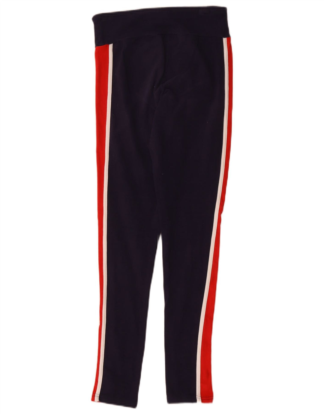 Fila Damen Leggings UK 10 Small Marineblau Farbblock