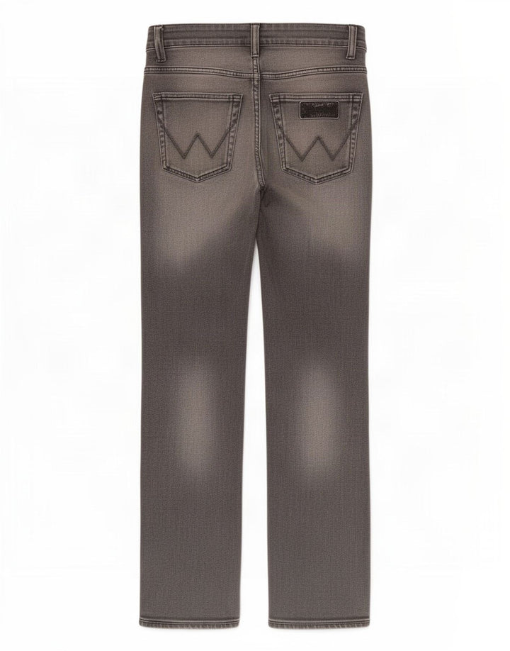 Wrangler Herren Skanders Straight Jeans W30 L30 Graue Baumwolle