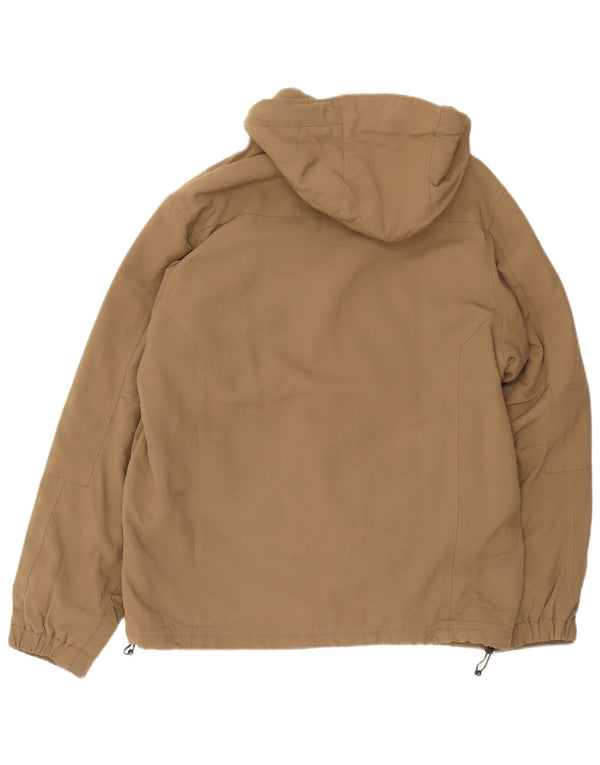 Woolrich Herren-Windjacke mit Kapuze, UK 40, Größe L, Khaki, Nylon