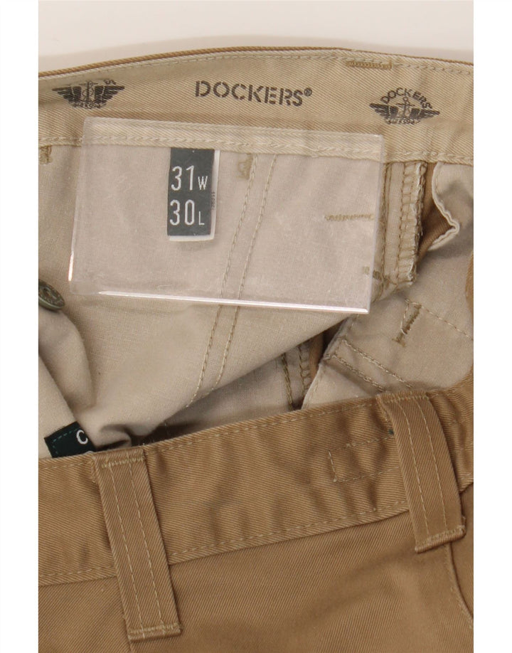 DOCKERS Gerade Chinohose für Herren, W31, L30, Beige, Baumwolle
