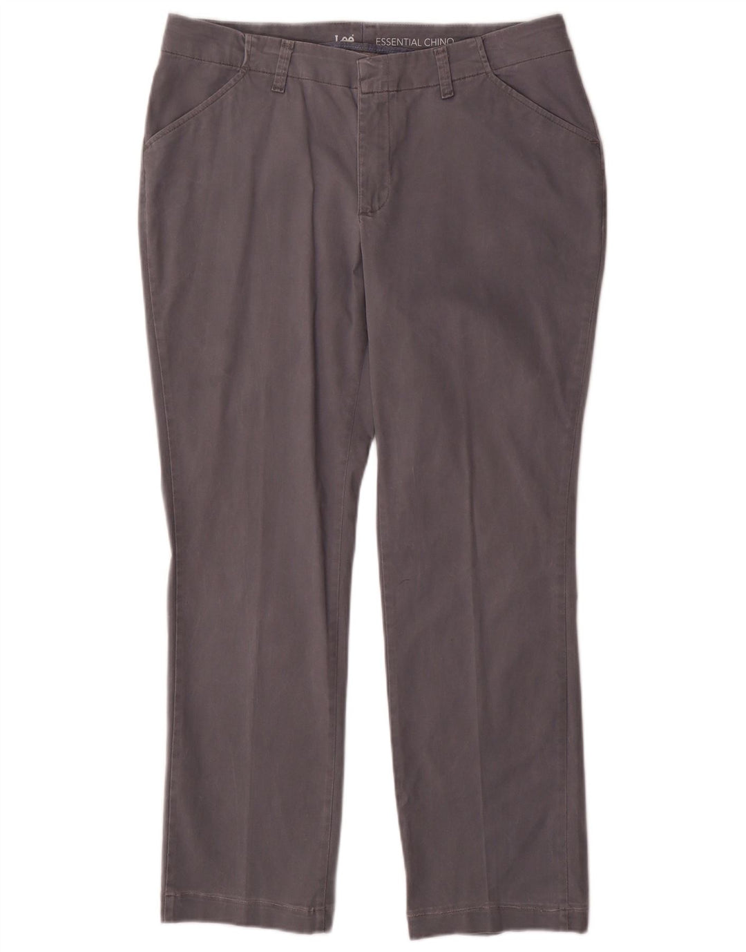 LEE Gerade Chino-Hose für Damen, W34, L29, Grau