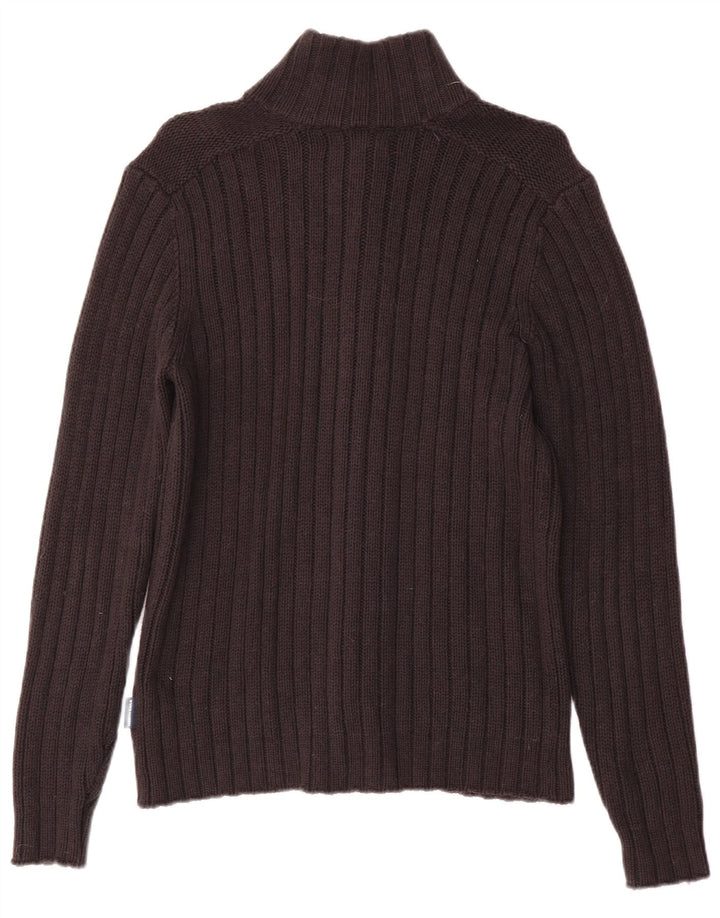 North Sails Herren-Cardigan-Pullover, große schwarze Wolle