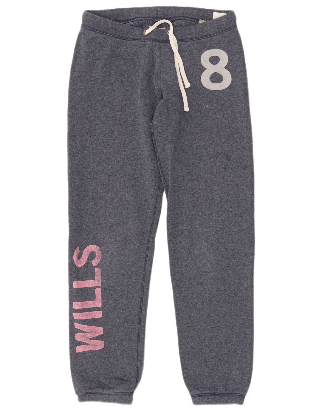 JACK WILLS Damen-Trainingsanzug mit Grafik, Jogginghose, Gr. 8, Marineblau