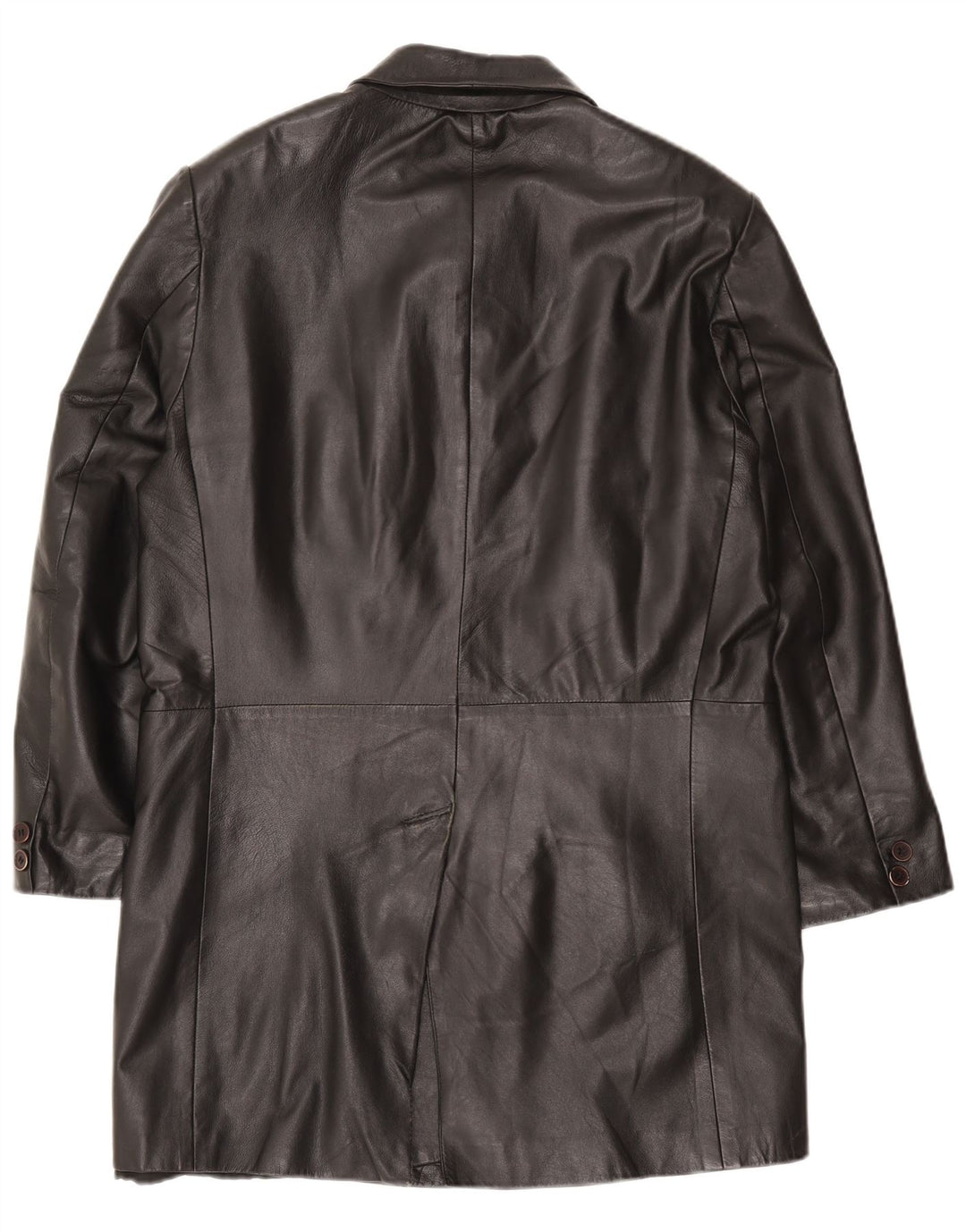 Conbipel Herren Free Heron Ledermantel IT 48 Mittelschwarzes Leder