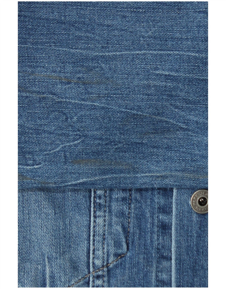 PEPE Jeans Herren Jeansjacke UK 40 Große blaue Baumwolle