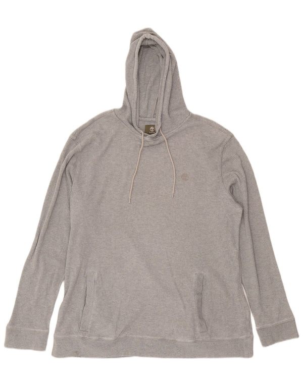 Timberland Herren Kapuzenoberteil Langarm 2XL Grau Baumwolle