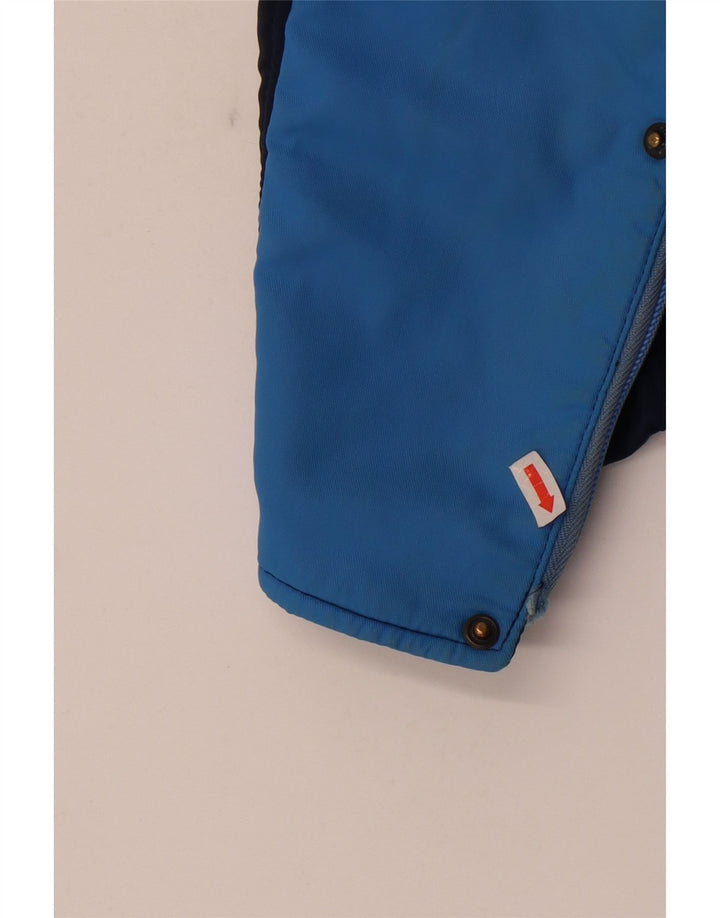 Samas Wattierte Damenjacke IT 50 XL Blaues Colourblock-Nylon