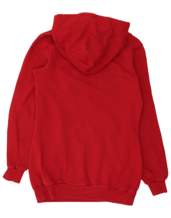 Adidas Damen Graphic Hoodie Pullover EU 36 Kleine rote Baumwolle