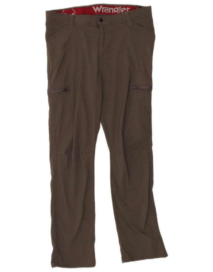 Wrangler Herren Slim Cargohose W36 L30 Graues Nylon