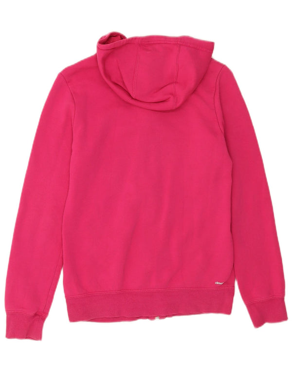 Adidas Mädchen Graphic Zip Hoodie Pullover 13–14 Jahre rosa Baumwolle Sport