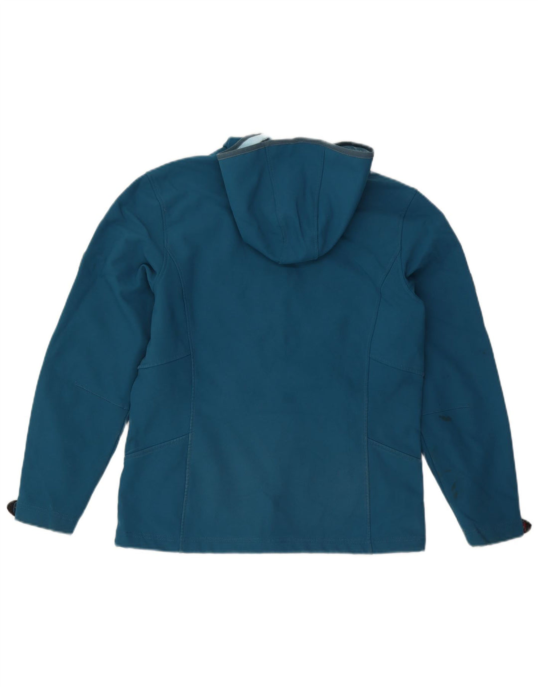 Jack Wolfskin Mädchen-Windbreakerjacke mit Kapuze, 15–16 Jahre, blaues Polyester