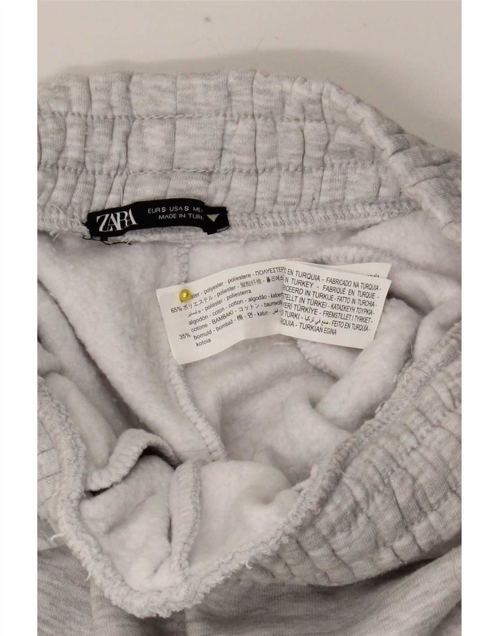 Zara Herren-Trainingshose, Jogginghose, klein, grau, Polyester