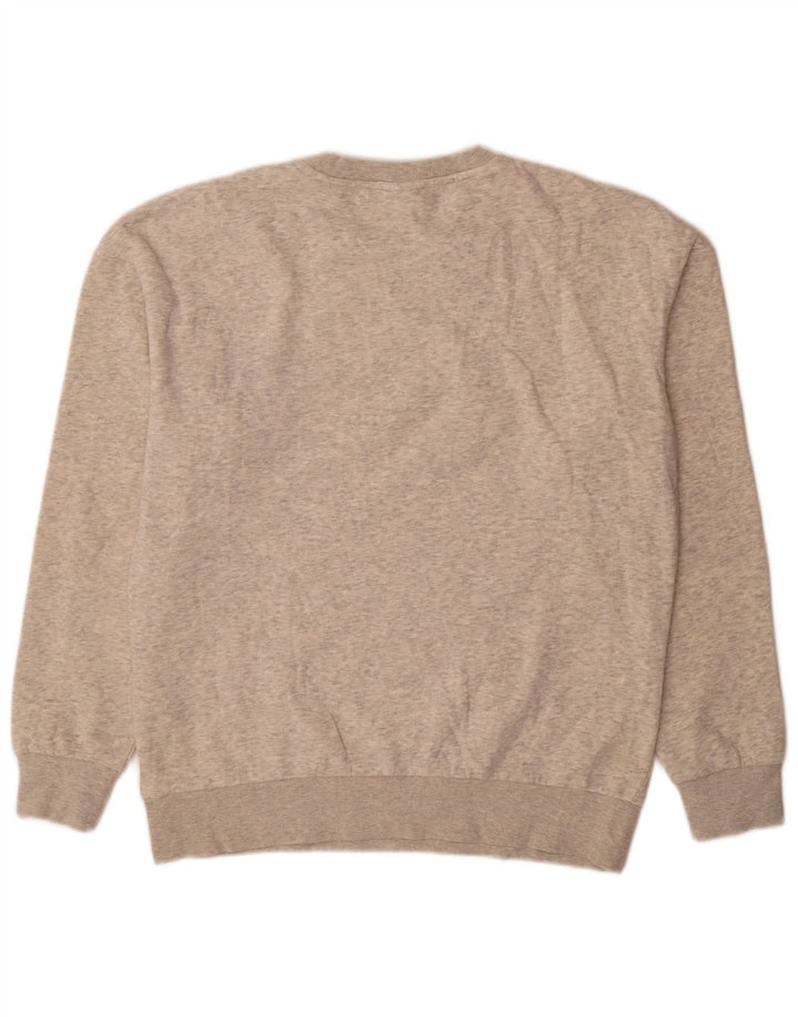 Jack & Jones Herren-Sweatshirt-Pullover, groß, grau gefleckte Baumwolle