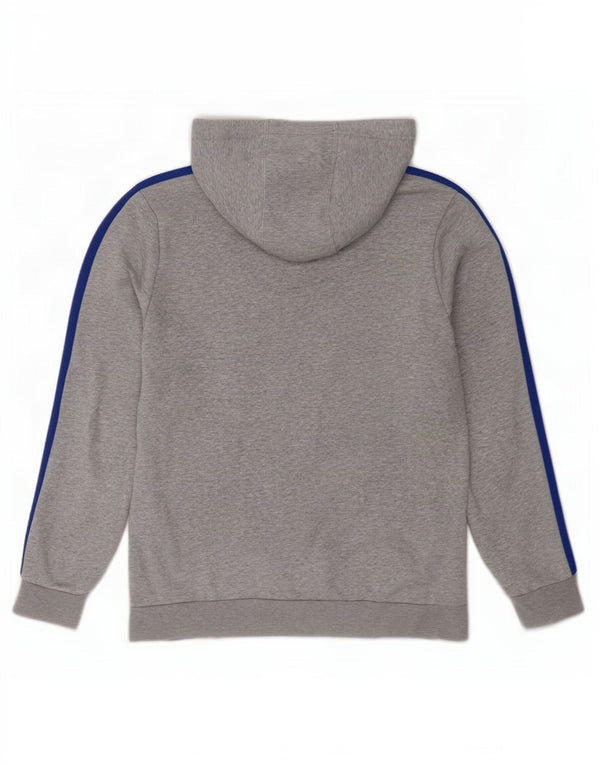 Adidas Jungen Kapuzenpullover 13–14 Jahre, graue Baumwolle